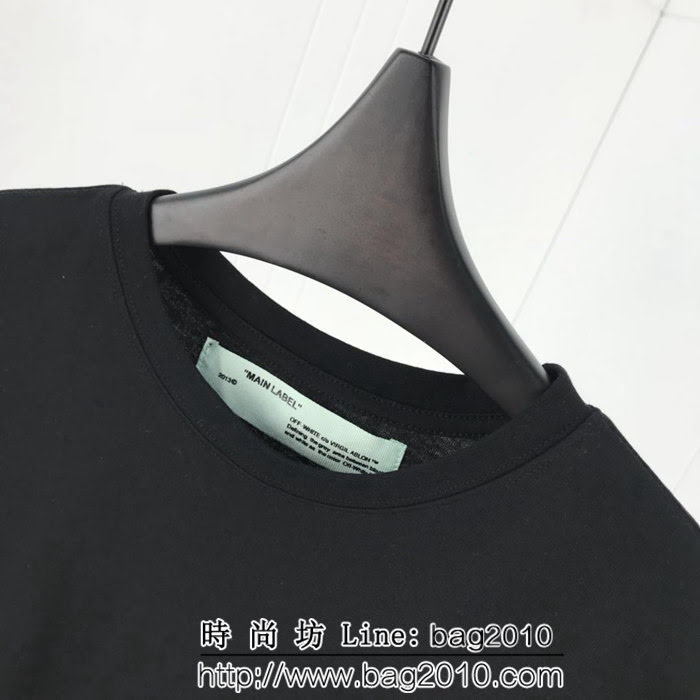 OFF-white19ss春夏新款 漸變色箭頭 精梳棉短袖 男女同款 ydi1454